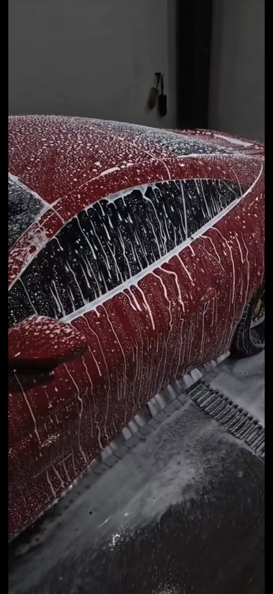 Safe snow foam pre-wash stage of a mobile car detail by ACC Car Detailing in Melbourne's northern suburbs
