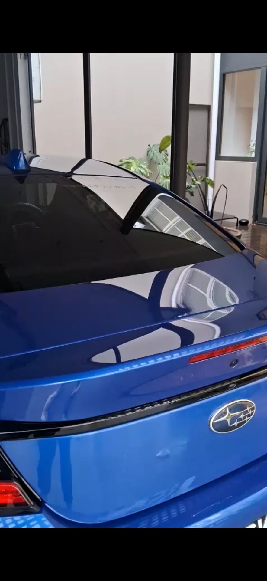 Cut and polish paint correction with 5-year ceramic coating on a blue Subaru WRX, ACC Car Detailing Craigieburn Melbourne